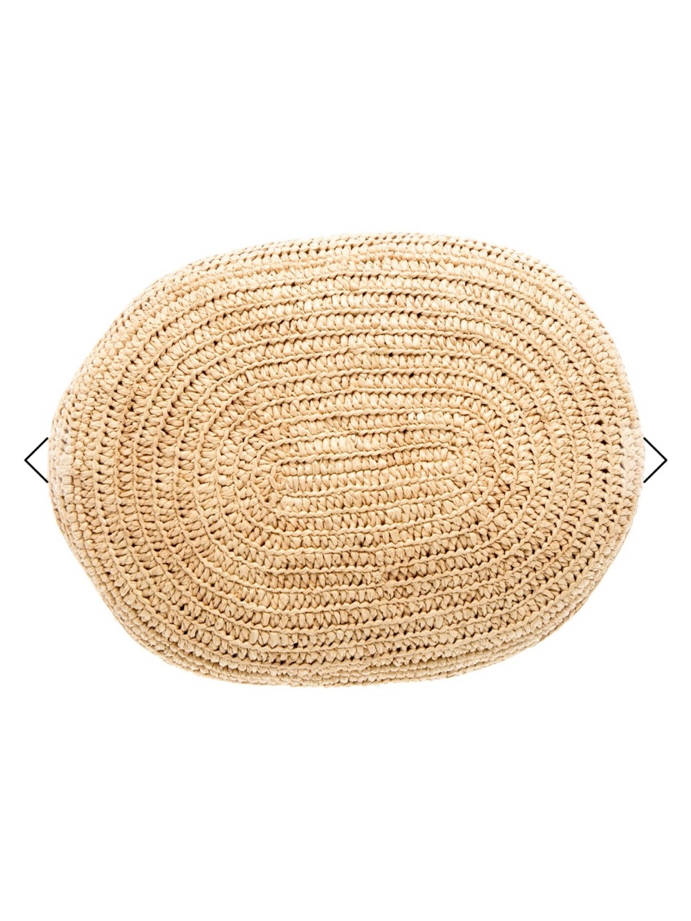Sezane Farrow Bag Raffia - Picture 9 of 14